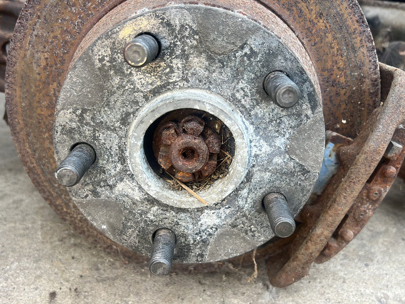 1983-1985 Porsche 944 Rear Trailing Arm Wheel Hub Knuckle Assembly OEM #2466EM