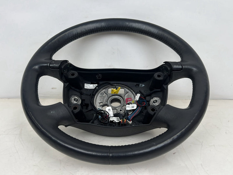 1996-2003 Audi S8 D2 A8 Black Leather Steering Wheel w/ Paddle Shift OEM #6439EM