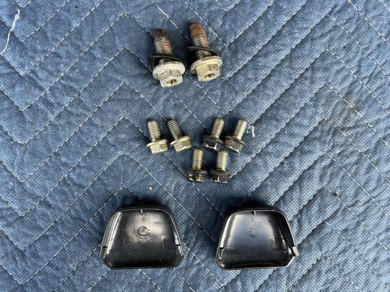 1986-1993 Volvo 240 244 245 Rear Seat Belt Anchor Hardware Bolt Set OEM #3701E