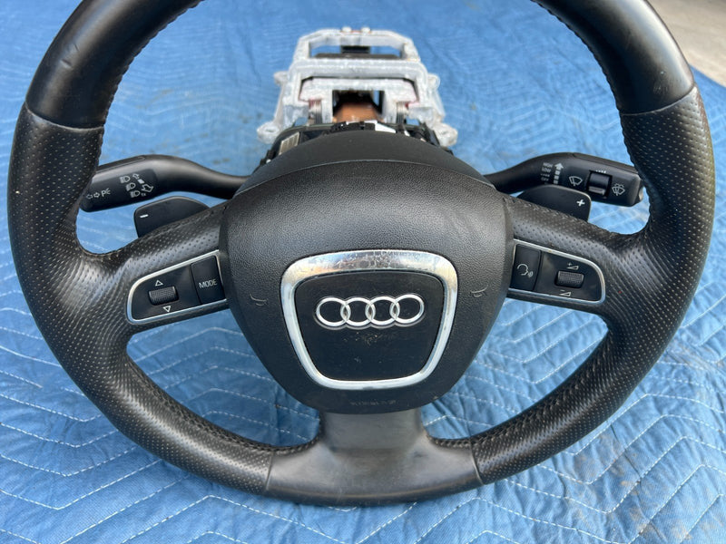 2005-2011 Audi A6 Steering Column Wheel Assembly w/ Stalks OEM #3524EM