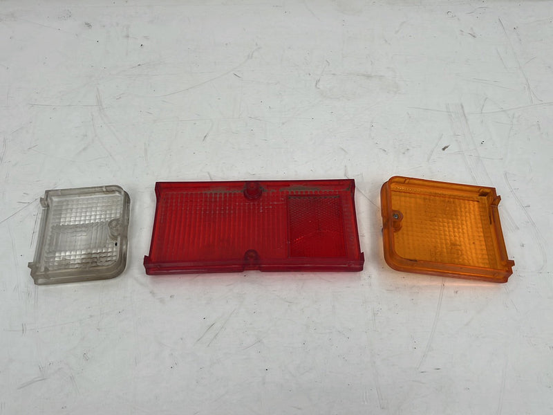1985-1988 Suzuki Samurai Rear Right & Left Tail Light Lens Set OEM #6727EM