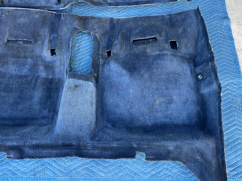 1975-1980 Volvo 244 240 Sedan Only Blue Molded Carpet Set Front Rear OEM #5403EM