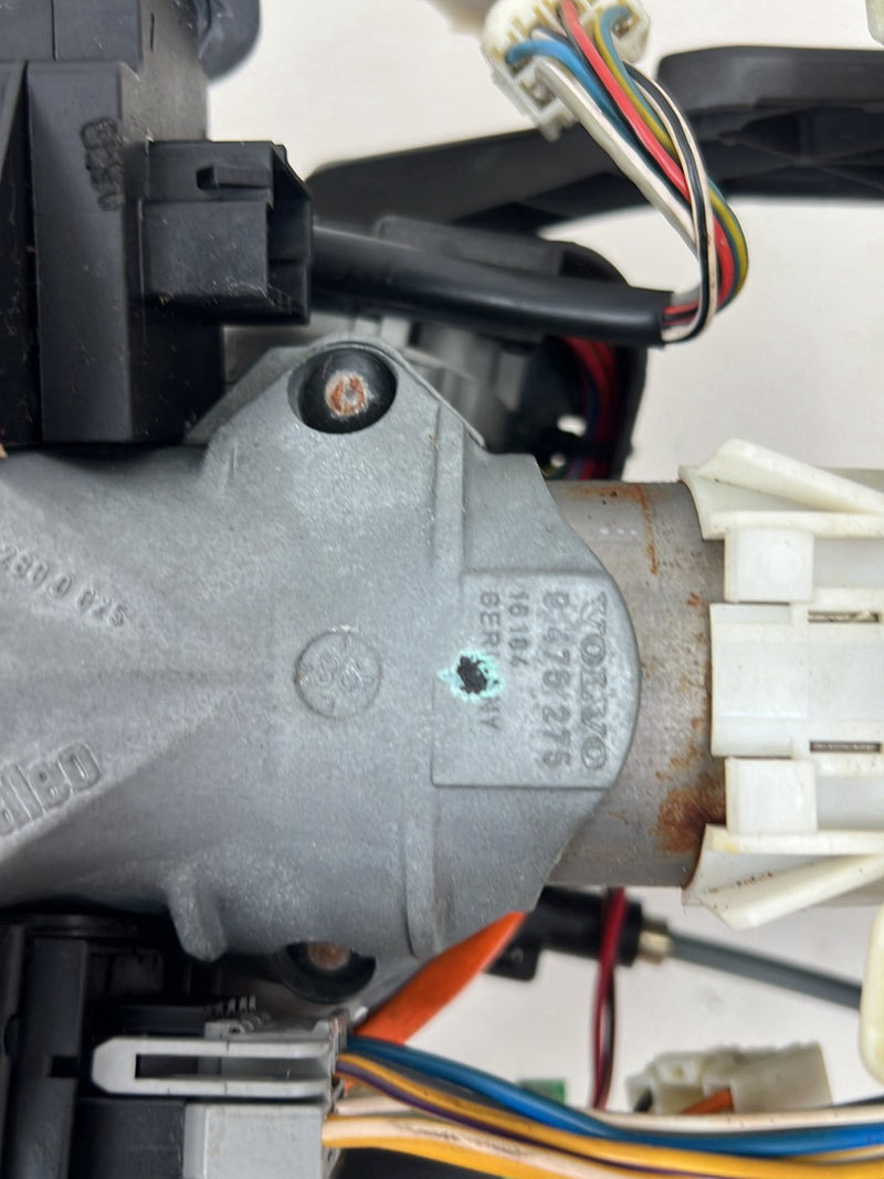 1998-2000 Volvo V70 S70 Steering Column Wheel Ignition Stalks w/ Key OEM