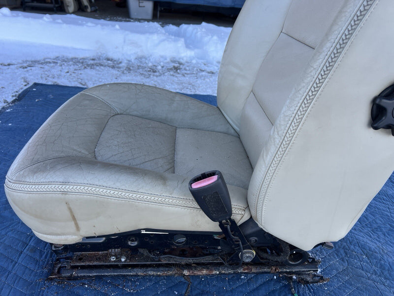 2008-2011 Volvo XC70 S80 Passenger Front Seat Tan Leather Power OEM #4306E