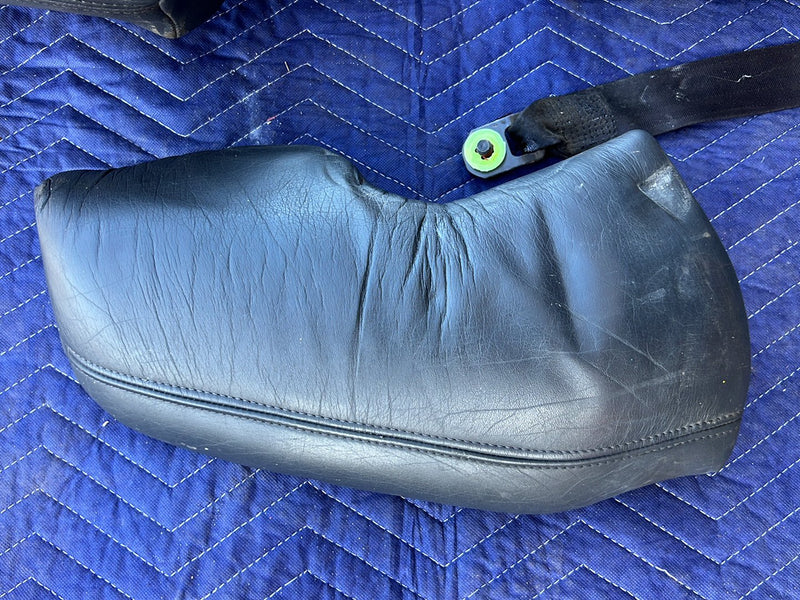 1993-1997 Volvo 850 Split Bench Rear Seat Assembly Gray Leather OEM