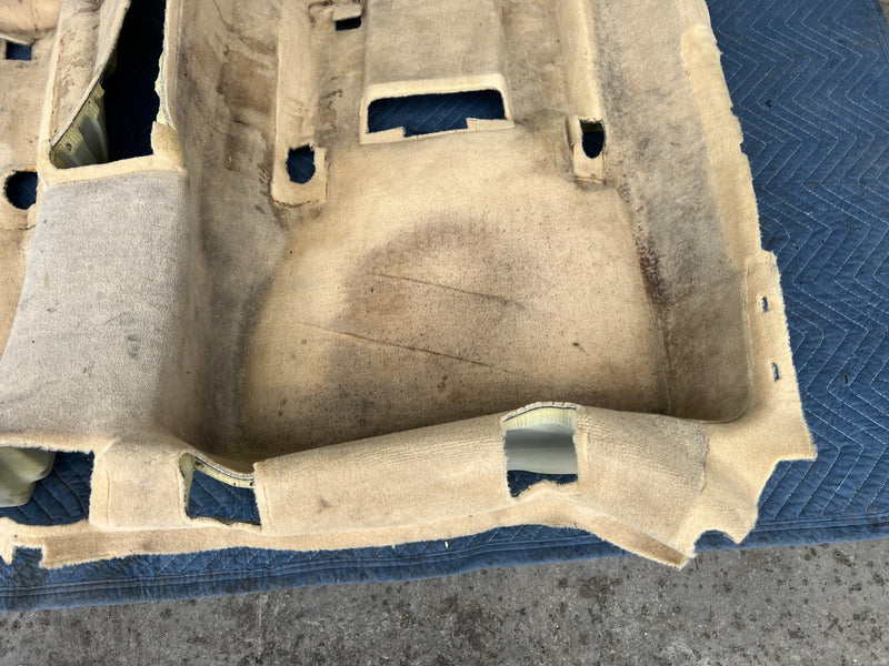 1998-2003 Mercedes W210 E320 Wagon Molded Carpet Full Set Tan OEM #4738EM
