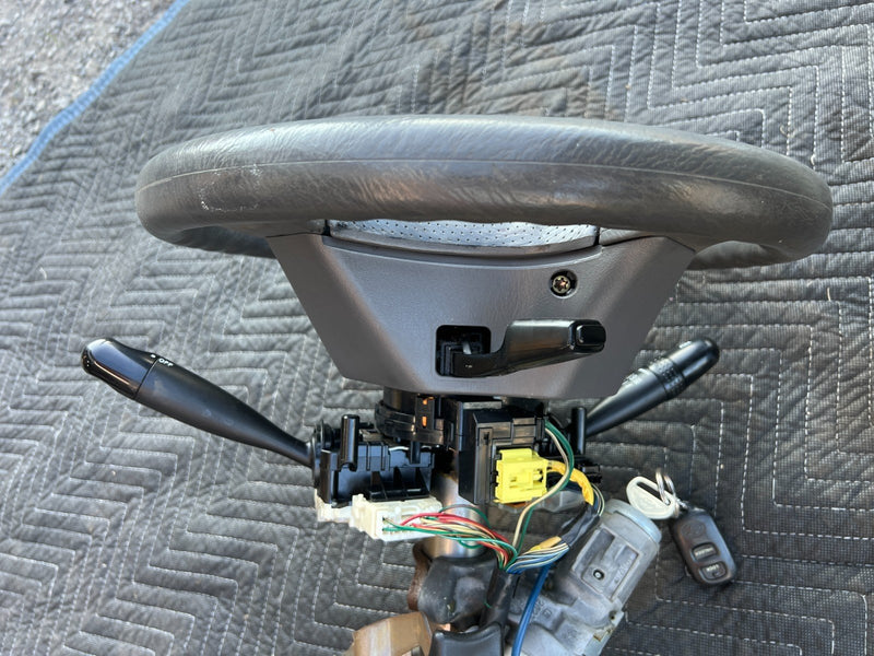 2003-2008 Toyota Corolla Steering Column Wheel Stalks Ignition & Key OEM #3366EM