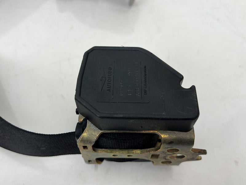 1984-1993 BMW 318i E30 Coupe Rear Seat Belt Retractor Set Black OEM #6737EM