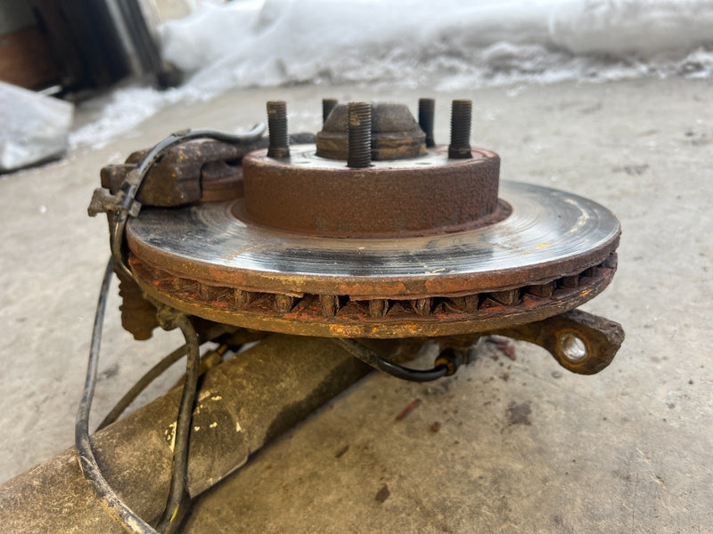 1989-1995 Volvo 740 940 Sedan Front Driver Left Hub & Strut Shock OEM #3638EM