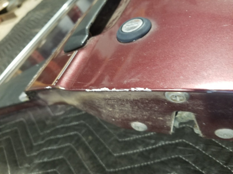 1984-93 BMW E30 318i 325i Front Passenger Right RH Burgundy Door Panel OE #CN601