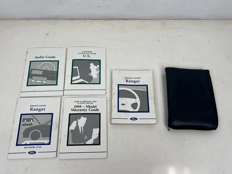 1998 Ford Ranger Owners Manual User Guide Booklet w/ Case OEM #6011EM