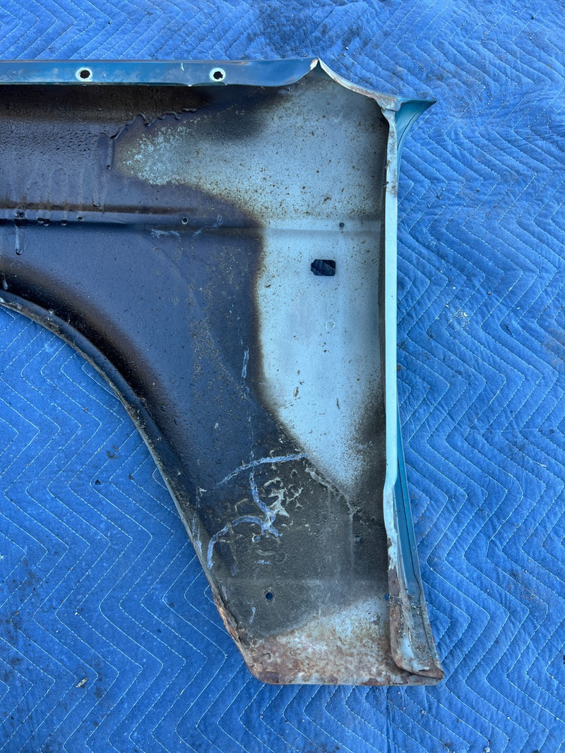 1986-1993 Volvo 240 244 Sedan Front Passenger Right Fender Blue Green OE #4291EM