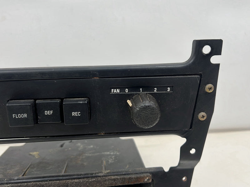 1975-1980 Volvo 244 240 Dash Center Radio A/C Heat Climate Surround Trim OEM