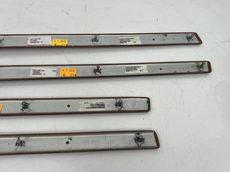 2001-2003 Audi S8 D2 A8 Wood Grain Door Trim Molding Strip Interior Set OEM #6087EM