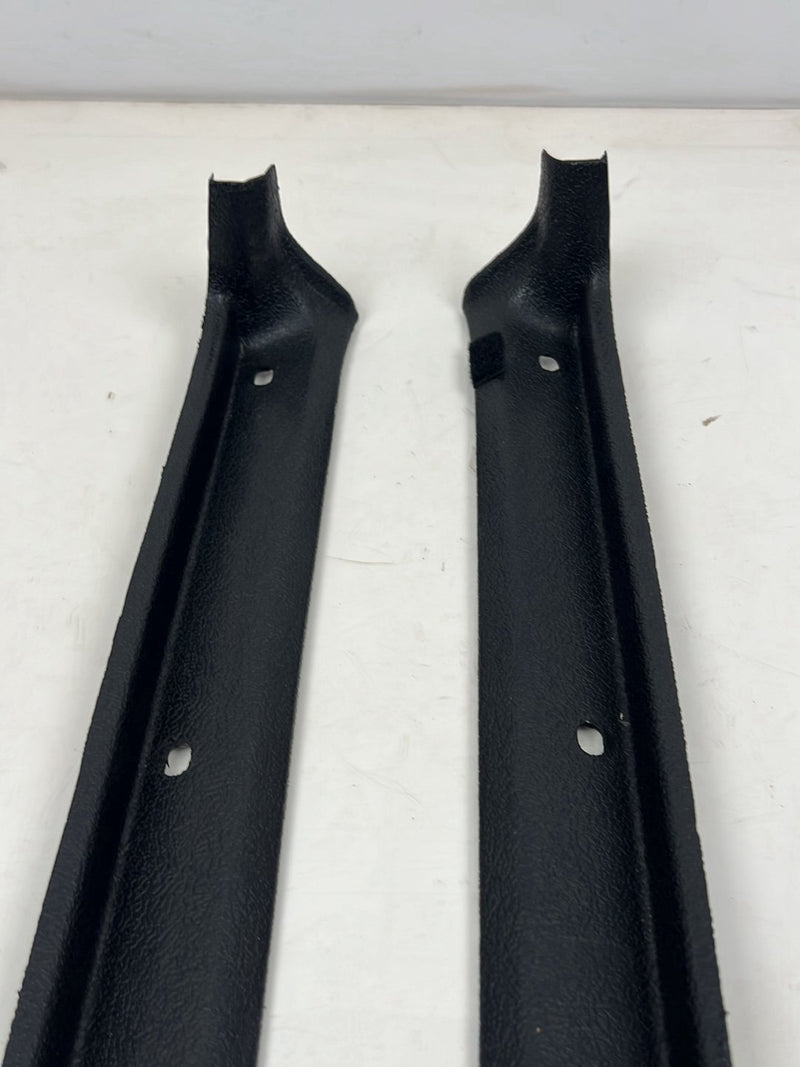 1975-1980 Volvo 244 240 Front Left Right A Pillar Trim Black 1204581 OEM #5411EM