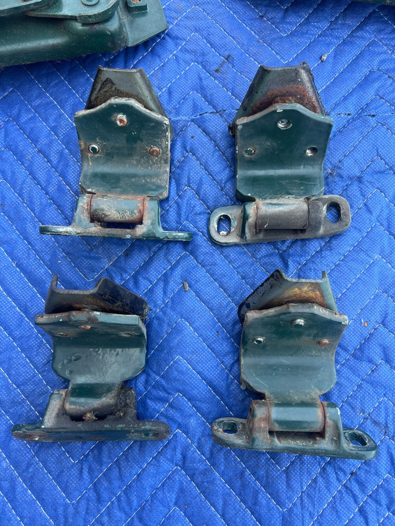 1967-1974 Volvo 140 142 144 145 Left & Right Hood Hinge Pair Bonnet OEM #4956EM