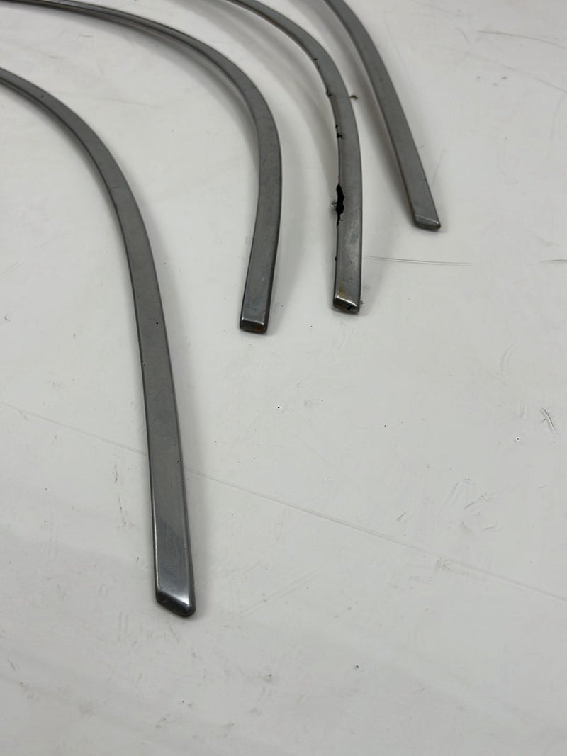 1975-1980 Volvo 244 240 Sedan Wheel Well Arch Trim Chrome Set OEM #5353EM