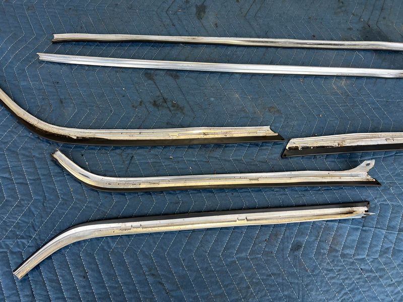1986-1993 Volvo 240 244 *Sedan Only* Roof Gutter Molding Trim Chrome OEM #4471EM