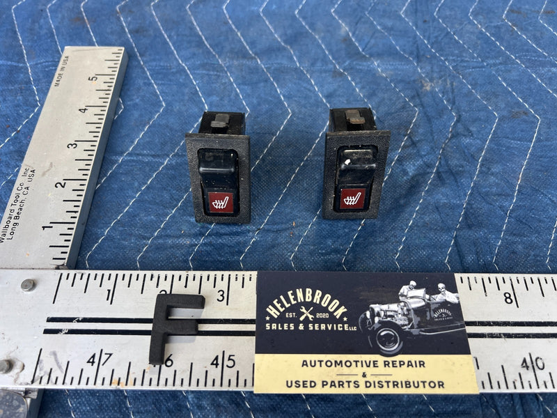 1986-1993 Volvo 240 244 245 Heated Seat Control Switch Pair 1258502 OEM #4439EM