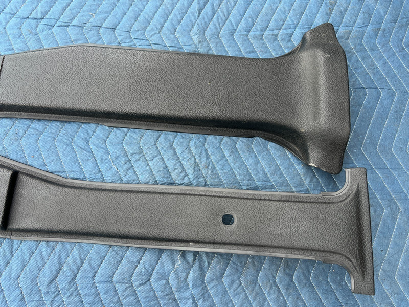 1986-1993 Volvo 240 244 245 Left & Right B Pillar Trim Pair 1225995 OEM #4071EM