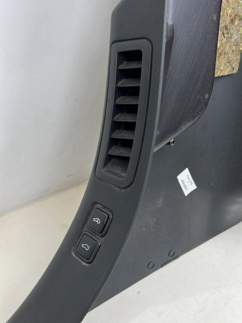 1996-2003 Audi S8 D2 A8 Right & Left B Pillar Trim Pair Black OEM #6374EM