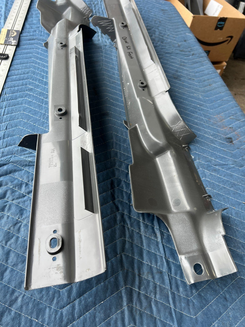 1989-1995 Volvo 740 940 Sedan Right & Left Door Sill Trim Pair Gray OEM #3673EM