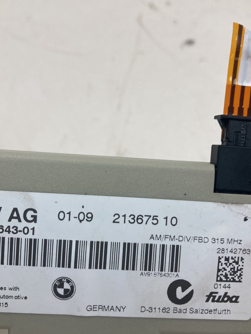 2009 BMW 328i E90- Antenna Amplifier PN: AV 9187643