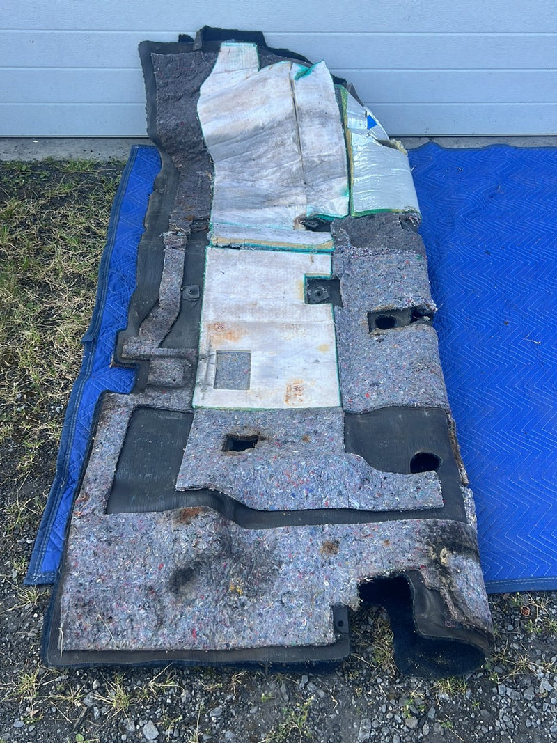 1988-1998 Chevrolet Silverado Ext Cab 4x4 Molded Carpet Set Dark Blue OE #5537EM