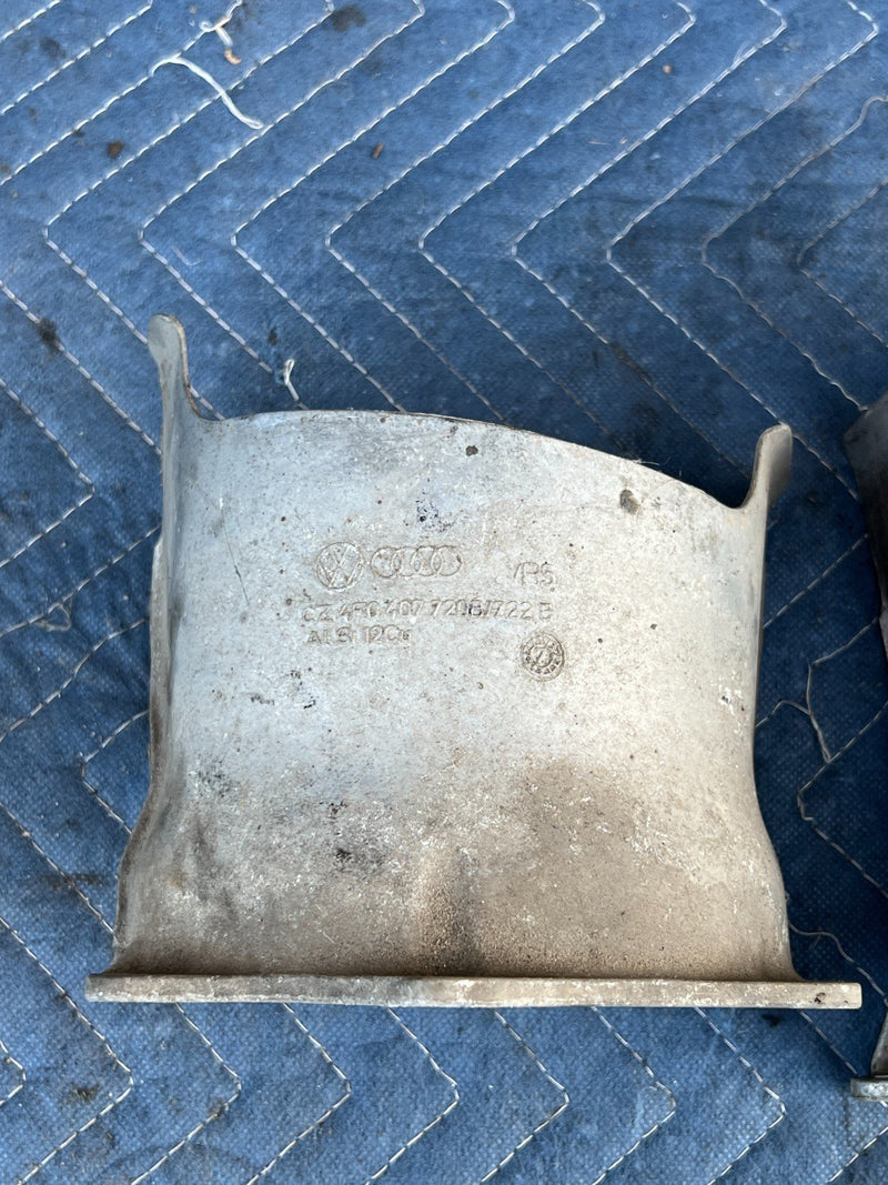 2005-2011 Audi A6 Front CV Axle Shaft Heat Shield Pair 4F0407720B OEM #3478EM