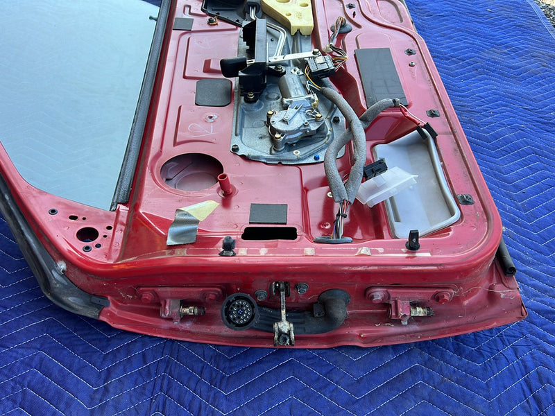 1993-1997 Volvo 850 Front Passenger Right RH Door Assembly Red OEM
