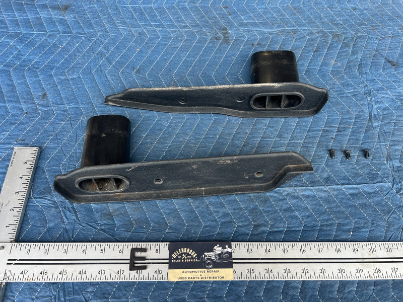 1992-1995 Volvo 940 740 Left & Right Under Seat Floor Vent Trim Pair OEM #3242EM