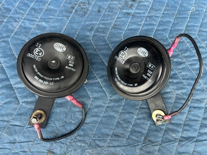1985-1992 Volkswagen Golf Horn Pair High Low Tone OEM