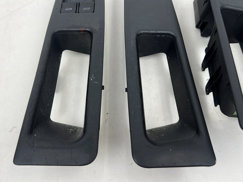 2001-2003 Audi S8 D2 A8 Door Window Switch w/ Trim Black Set of 4 OEM #6107EM