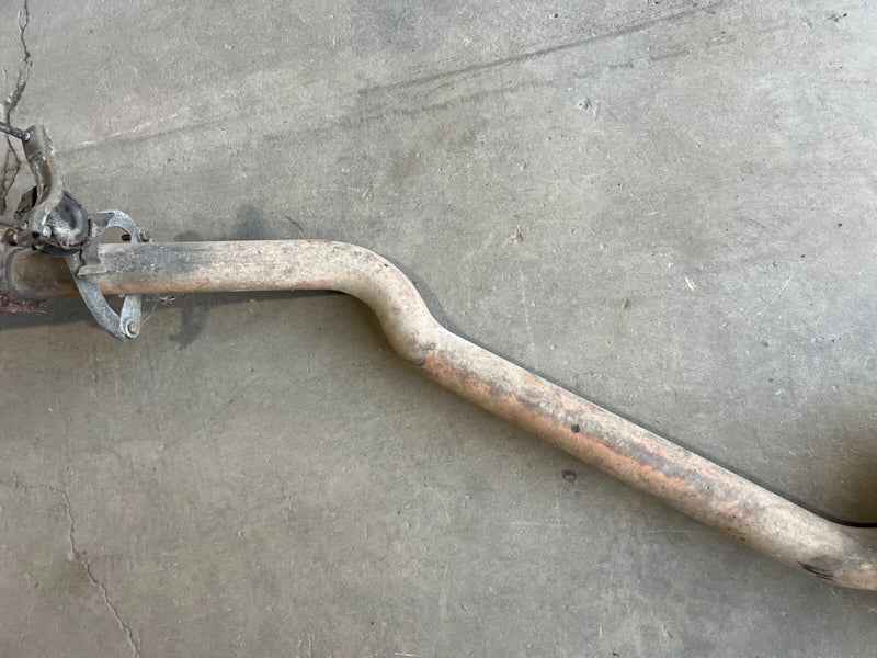 1983-1985 Porsche 944 Exhaust Down Pipe Muffler Resonator Assembly OEM #2467EM