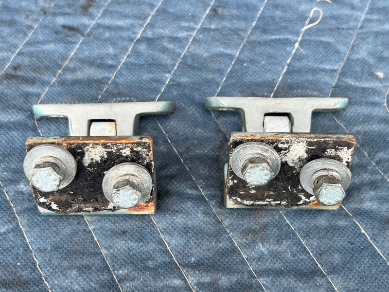 1985-1992 Volkswagen Golf Rear Hatch Hinge Right Left Pair Green OEM