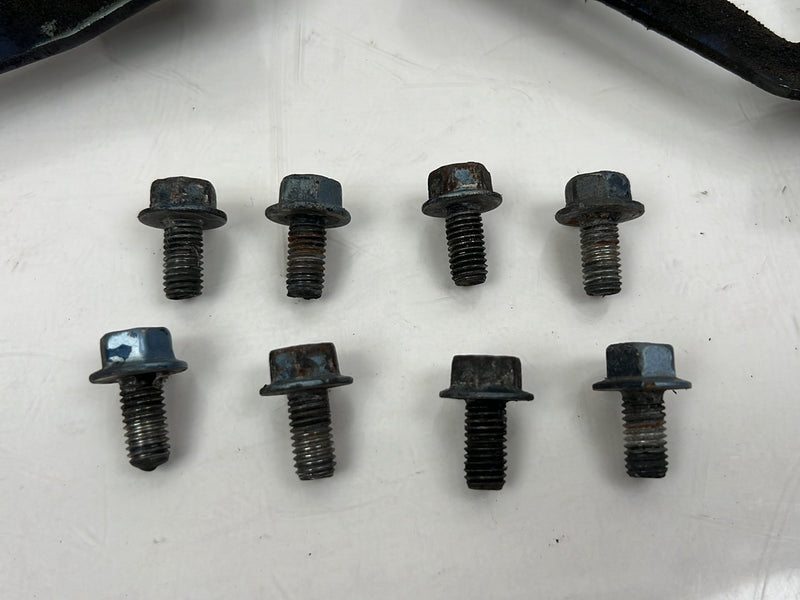 1975-1980 Volvo 244 240 Blue Hood Hinge Pair w/ Mounting Bolts OEM #5348EM