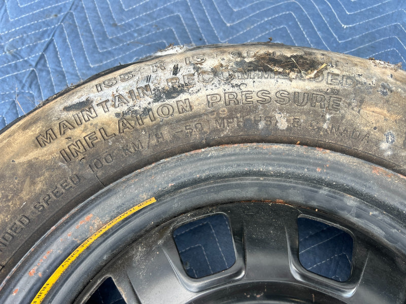 1986-1993 Volvo 240 244 Sedan Spare Tire Emergency Donut 1329537 OEM #4210EM