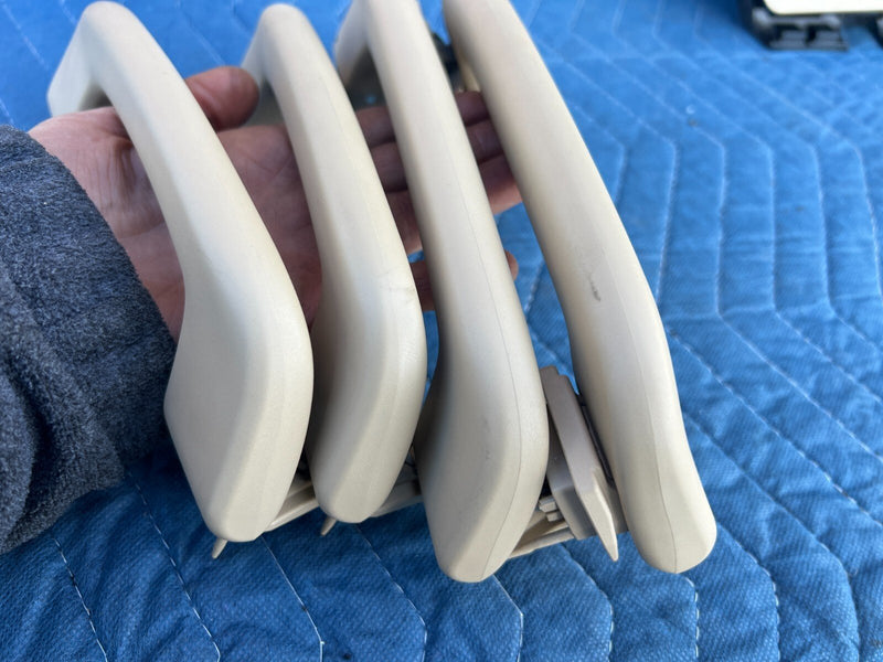 2011-2017 BMW X3 F25 Beige Upper Overhead Grab Handle Set of 4 OEM #2370EM