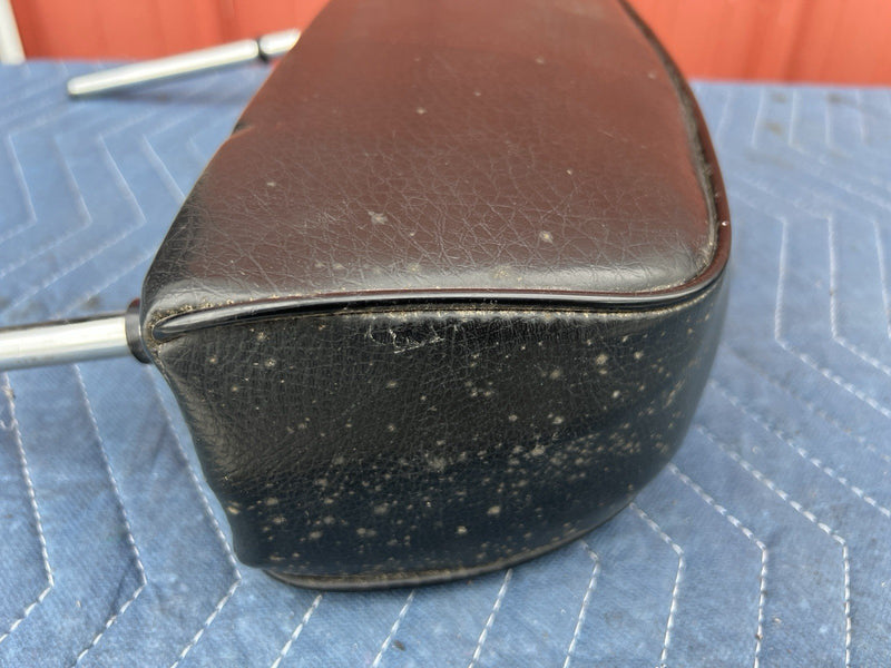 1968-1983 BMW 2002 Ti Tii E10 E21 Black Front Head Rest Pair LH RH OEM #3928M