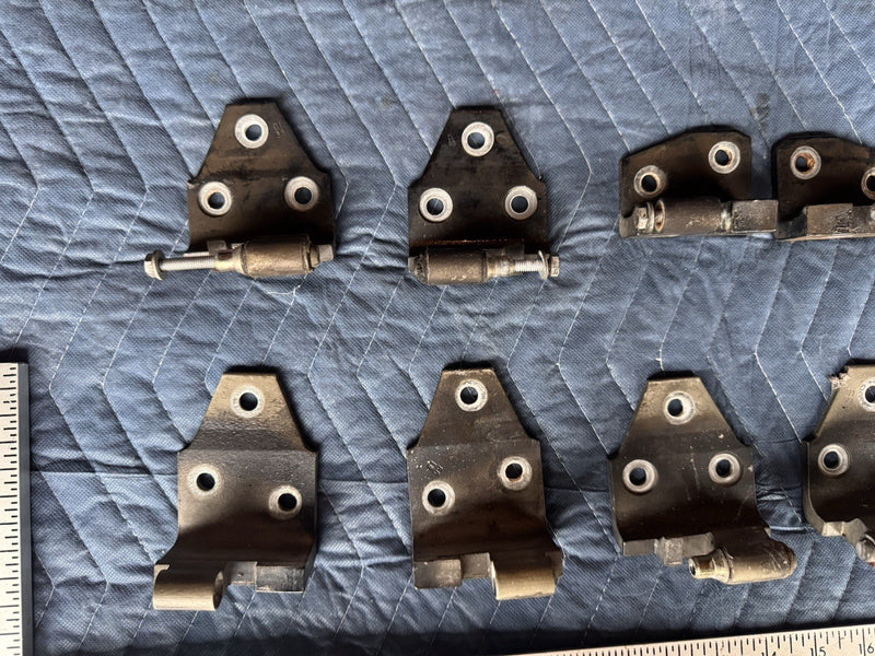 1998-2003 Jaguar XJR XJ8 X308 Front & Rear Door Hinge Set Of 4 Black OEM #4805E