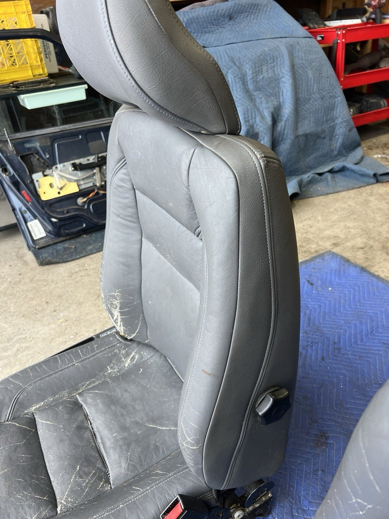 1993-1997 Volvo 850 850R Front Charcoal Seat Pair Left & Right OEM #4409E