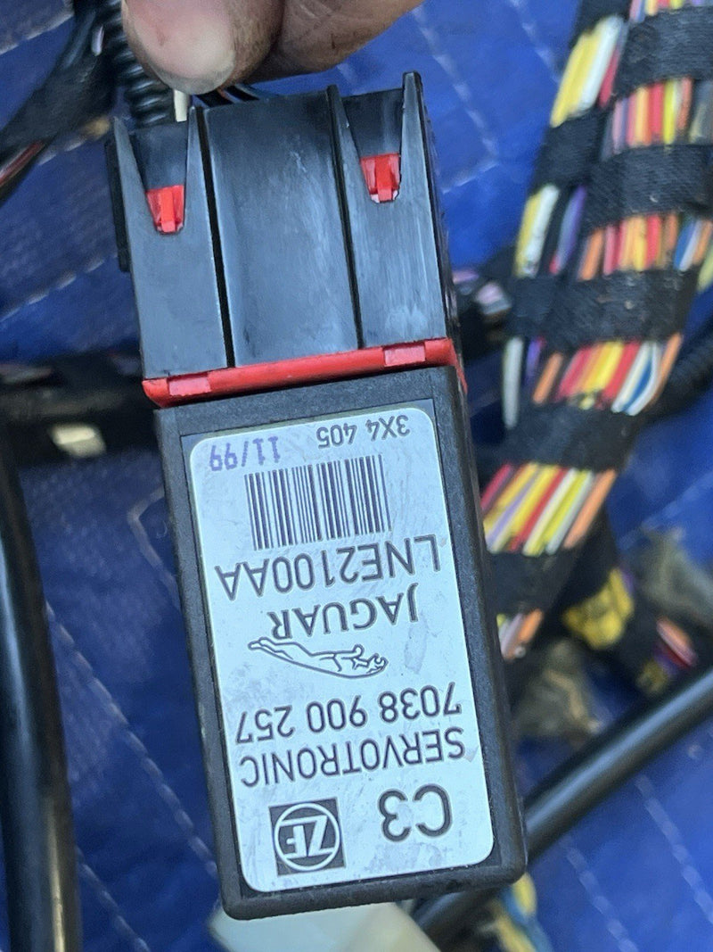 1998-2003 Jaguar XJR XJ8 X308 Chassis & Body Wiring Harness Fuse Panel #4661E