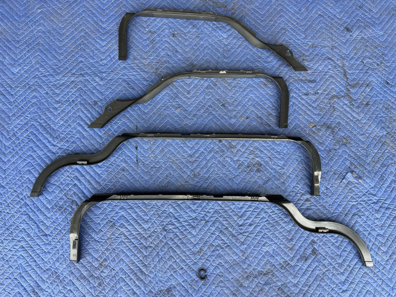 1993-1997 Volvo 850 850R Door Sill Scuff Panel Trim Set Of 4 Charcoal OEM #4442E