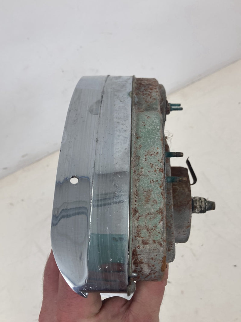 1955-1956 Chevrolet Bel Air Gauge Cluster Chrome Trim OEM #5319M