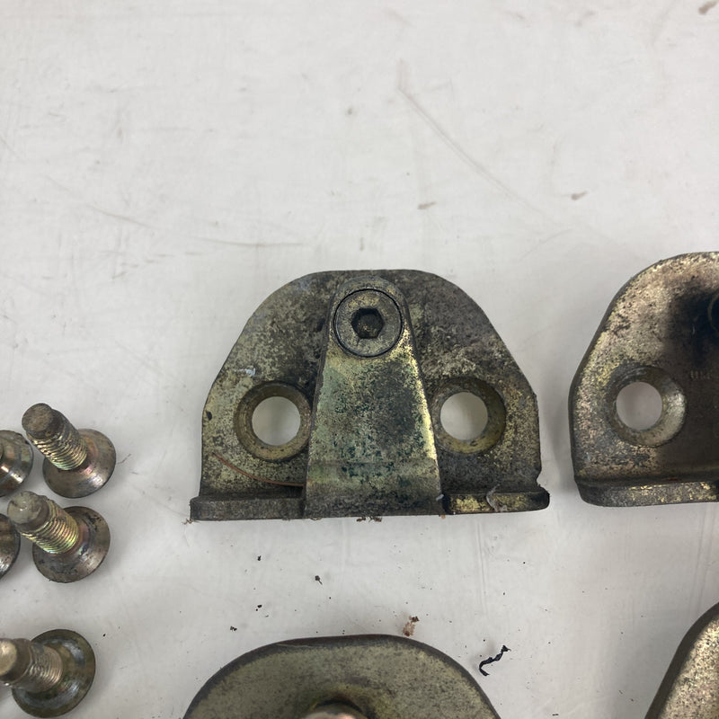 1981-1985 Volvo 240 245 Door Striker Plates Set of 4 1247885 968873 OEM