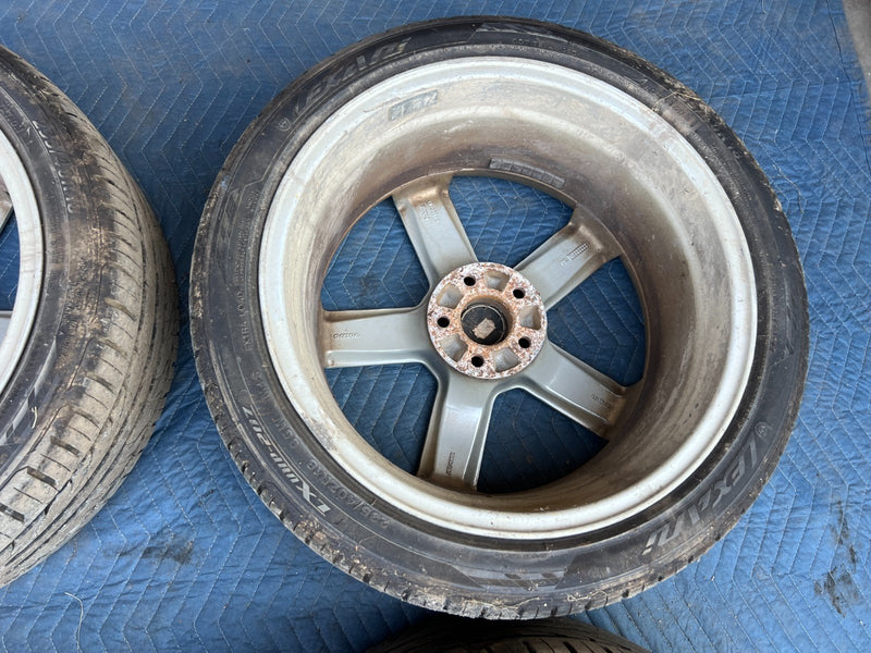2005-2007 Volvo S60R V70R 18" x 8J Wheel & Tire Set of 4 30647397 OEM #2858EM