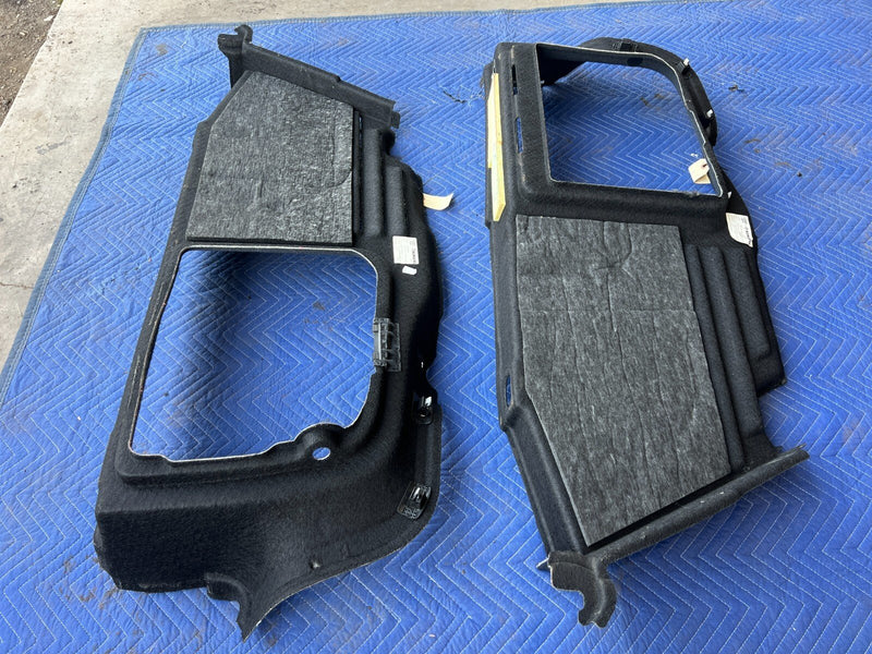 2005-2011 Audi A6 Trunk Left + Right Carpet Trim Panels 4F5 863 887/8 OEM #33ZJ