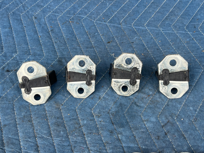 1996-2003 Mercedes W210 E320 Wagon Door Striker Set of 4 Hardware OEM #4671EM