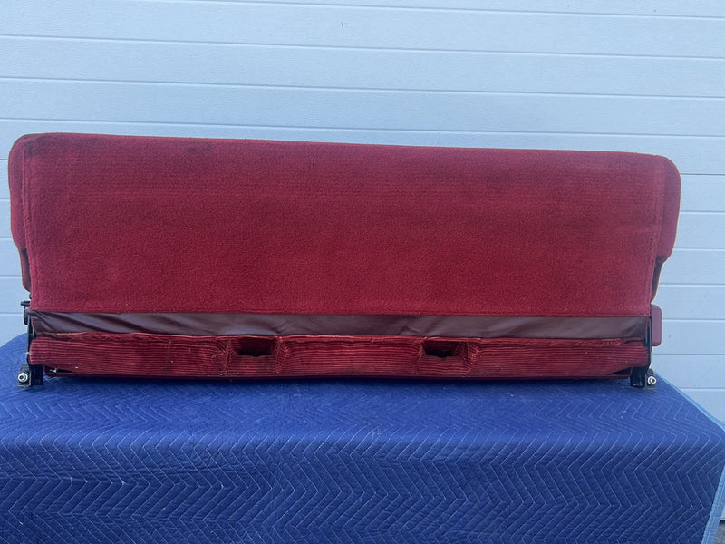 1988-1994 Chevy Silverado GMC Ext Cab Rear Bench Seat Two-Tone Maroon OE #5534EM