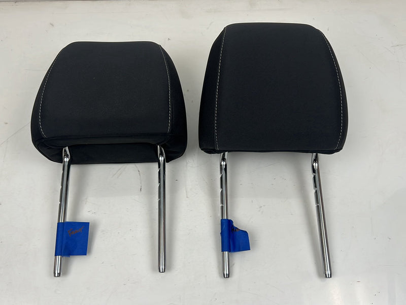 2013-2019 Ford Escape Front Right &amp; Left Headrest Black Cloth Pair OEM #5447EM
